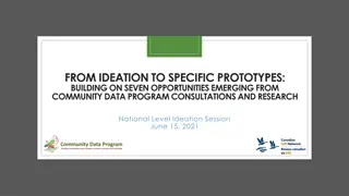 Building Specific Prototypes from Community Data Research