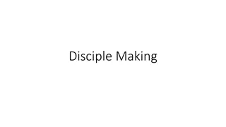 Disciple Making: Developing Conduct in Step with Gospel Truth