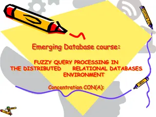 Fuzzy Query Processing in Distributed Relational Databases