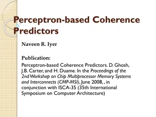 Perceptron-based Coherence Predictors