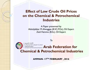 Impact of Low Crude Oil Prices on Chemical Industries