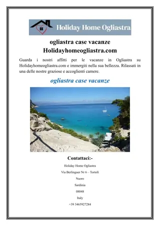 ogliastra case vacanze  Holidayhomeogliastra