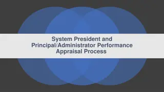 System President & Principal/Appraisal Process