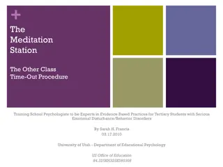 Intervention Strategies for Tertiary Students with Emotional Disturbance