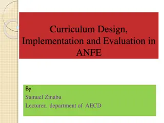 Curriculum Design and Implementation in Adult Education