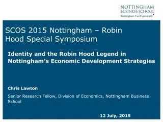 Identity and the Robin Hood Legend in Nottingham's Economic Development Strategies