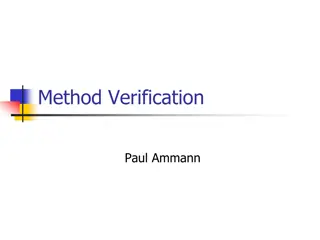 Method Verification