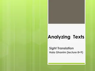 Analyzing Texts: Strategies for Interpretation and Practice