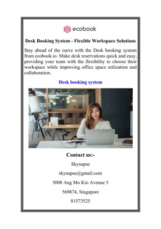 Desk Booking System - Flexible Workspace Solutions