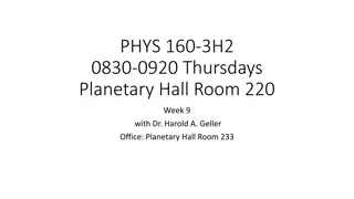 PHYS.160-3H2 Recitation with Dr. Harold A. Geller on Potential Energy