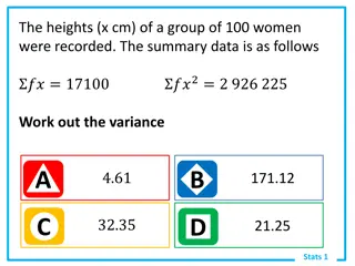Analysis of Summary Data: Heights, Distributions, Regression Lines, and Correlation Coefficients