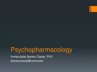 Basic Principles of Psychopharmacology and Drug Effects