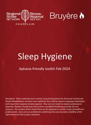 Sleep Hygiene Aphasia-Friendly Toolkit Feb. 2024