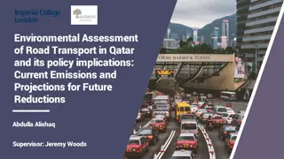 Environmental Assessment of Road Transport Policies in Qatar