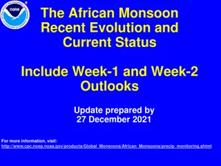 African Monsoon Recent Evolution and Current Status Overview