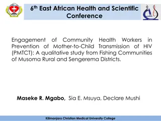 Engagement of Community Health Workers in Prevention of Mother-to-Child Transmission of HIV in Fishing Communities