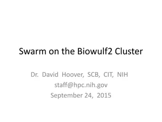 Swarm on the Biowulf2 Cluster