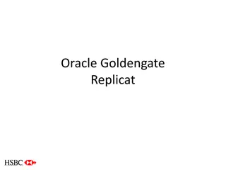 Oracle Goldengate Replication Solutions Overview