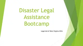 Disaster Legal Assistance Bootcamp