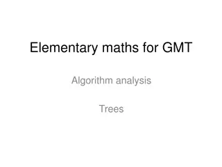 GMT Algorithm Analysis: Binary Search Trees & Data Structures