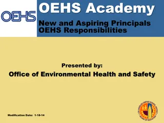 OEHS Academy: New and Aspiring Principals' Responsibilities