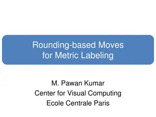 Rounding-based Moves for Metric Labeling