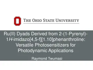 Ru(II) Dyads Derived from 2-(1-Pyrenyl)-1H-imidazo[4,5-f][1,10]phenanthroline: Versatile Photosensitizers for Photodynamic Applications