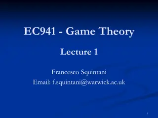 Introduction to Game Theory - Strategic Interactions and Payoff Maximization