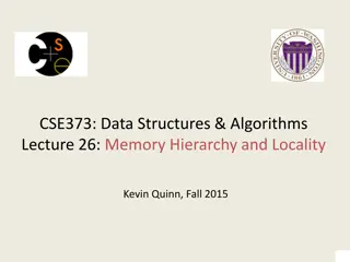 Memory Hierarchy for Improved Algorithm Performance
