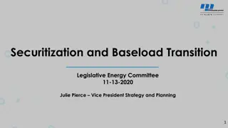 Securitization and Baseload Transition in Energy Committee