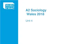 Talking about Poverty in A2 Sociology Wales 2018