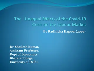 Impact of Pandemic on India's Dualistic Labour Market