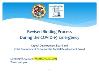 Revised Bidding Process During COVID-19 Emergency