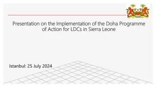 Implementation of Doha Programme in Sierra Leone
