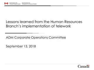Lessons Learned from HRB Telework Implementation