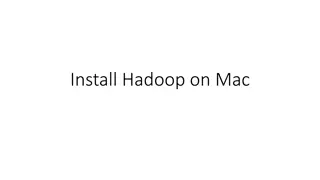 Installing Hadoop on Mac Step-by-Step Guide