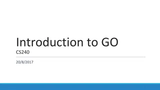 Introduction to Go Programming Language at KAUST