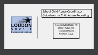 Child Abuse Coordinator Duties and Responsibilities