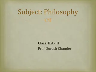 Philosophy: Study of Existence, Knowledge, Values