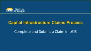 Efficient Capital Infrastructure Claims Process