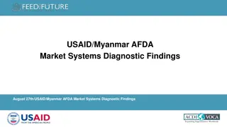 USAID Myanmar Market Systems Diagnostic