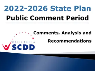 Public Comment Period Overview
