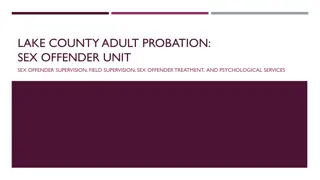 Lake County Adult Probation: Sex Offender Unit Services