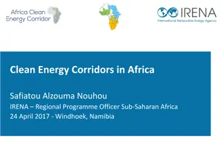 Clean Energy Corridors in Africa: Promoting Renewable Power Integration