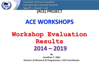 Evaluation Results of Africa Higher Education Centres of Excellence Project