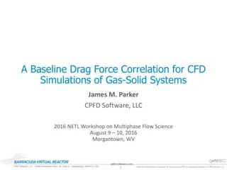 Baseline Drag Force Correlation in Gas-Solid Systems