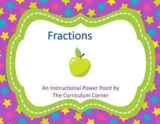 Introduction to Fractions: Equal Parts Explanation