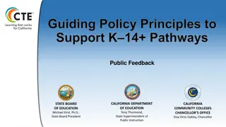 Guiding Policy Principles to Support K-14+ Pathways