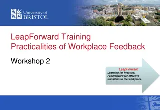 Effective Workplace Feedback Workshop