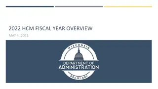 2022 HCM FISCAL YEAR OVERVIEW